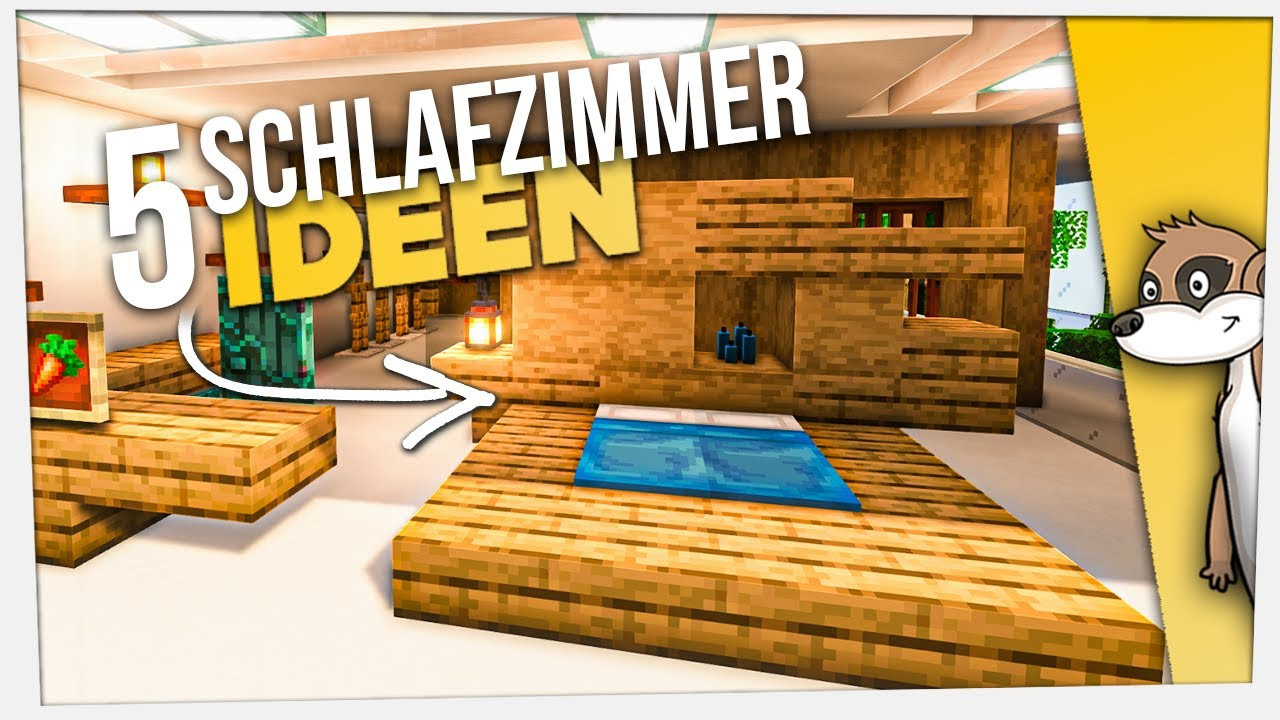 5 Geniale Minecraft Schlafzimmer Ideen 🛌 throughout Minecraft Schlafzimmer