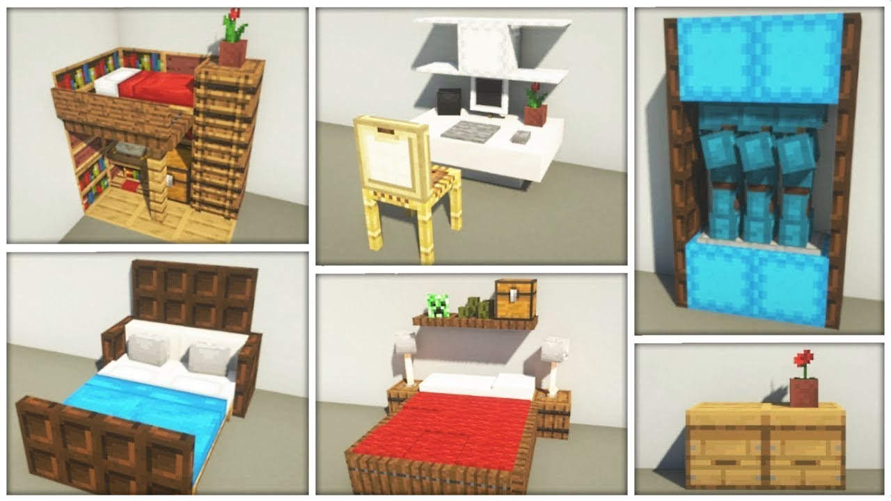 7 Schlafzimmer Einrichtungsideen In Minecraft 1.19 - 7 Minecraft  Schlafzimmer Bauideen for Minecraft Schlafzimmer