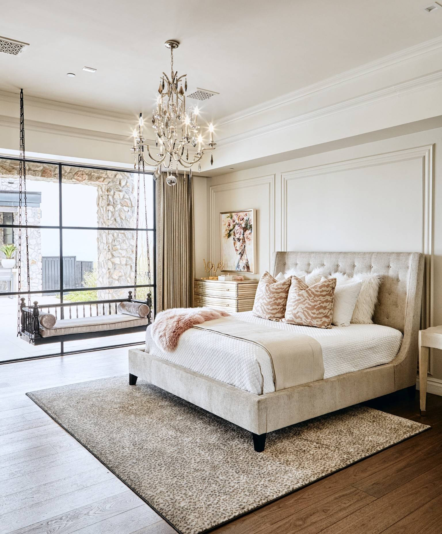 75 Schlafzimmer In Beige Ideen &amp; Bilder | Houzz for Schlafzimmer Sandfarben