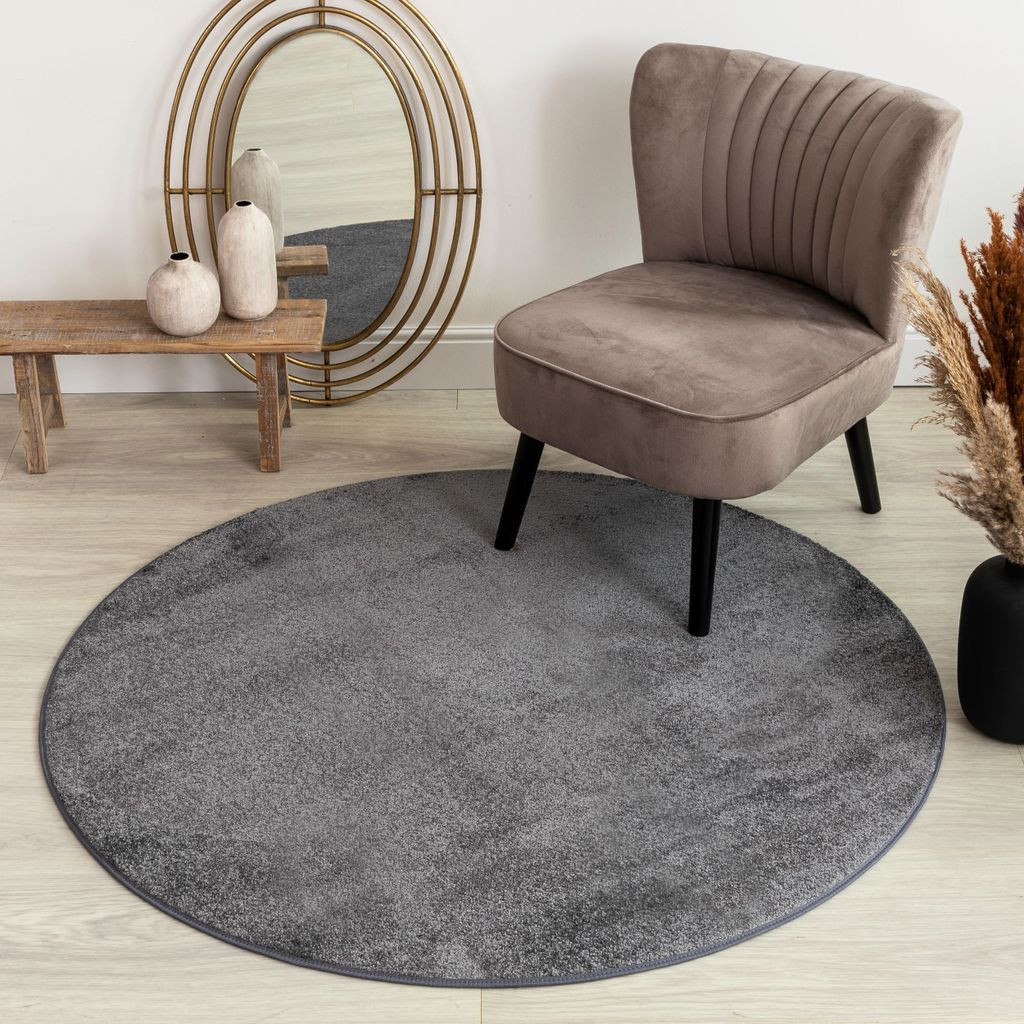 Carpet Studio Maine Kurzflor Teppich Rund | Kaufland.de in Runder Teppich Schlafzimmer