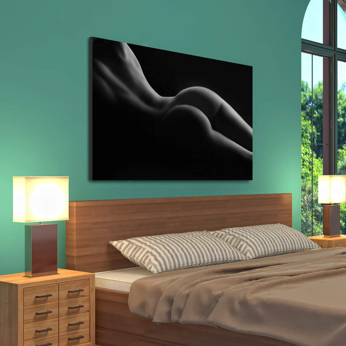 Erotische Frau Auf Leinwand | Schlafzimmer Bild Kaufen throughout Erotische Bilder Schlafzimmer