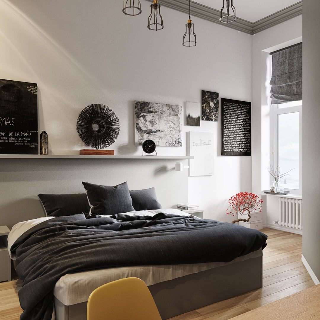 Ideen Für Dein Schlafzimmer In Schwarz &amp; Weiß | Homify regarding Schlafzimmer Schwarz Weiß