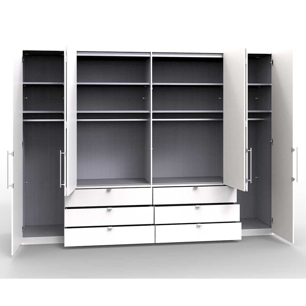 Schlafzimmer Kleiderschrank Mit 3 Meter Länge - Dolienca I with Schlafzimmer Komplett 3 Meter Schrank